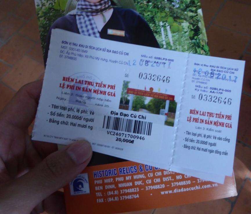 Cu Chi Tunnels Entrance fee