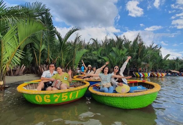 Coconut jungle – Hoi An city – Boat ride &  Release flower lantern