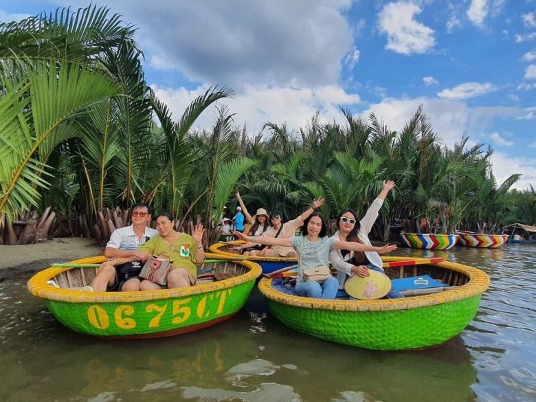 Coconut jungle – Hoi An city – Boat ride &  Release flower lantern